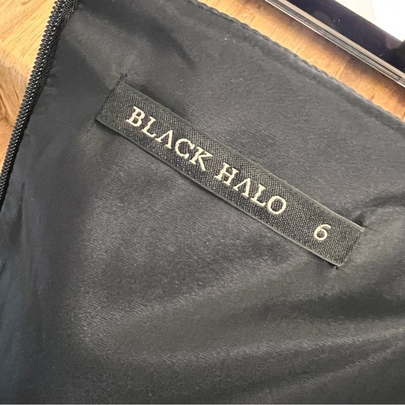 BLACK HALO Black Mooreland Mini Sheath Dress Size 6 - Picture 6 of 10